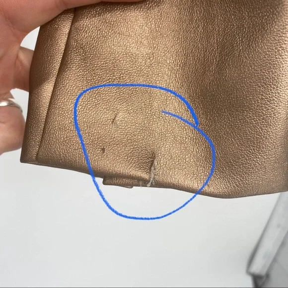 Romeo & Juliet CoutureMetallic Faux Leather Jacket - Picture 8 of 11